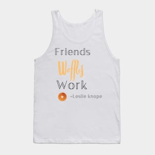 Leslie knope quote logo Tank Top